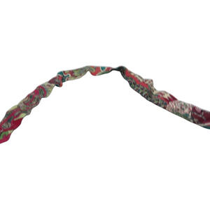 Hermès Les Nouveaux Amoureux de Paris Red Silk Twill Scarf